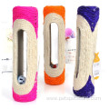 sisal roller with three plastic balls cat toys